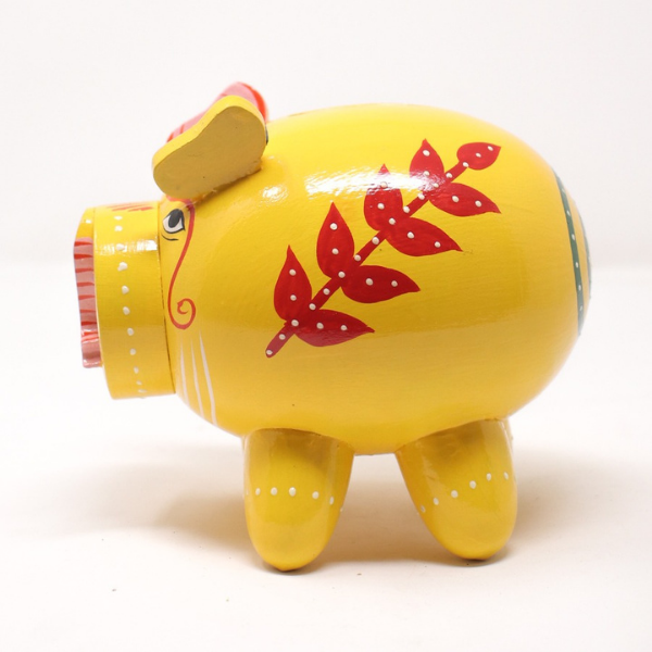 Wooden Piggy Bank